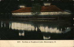 Pavilion at Houghton's Lake Bloomington, IL Postcard Postcard Postcard