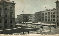 Northwest From East Side Square Postcard