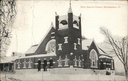 First Baptist Church Postcard