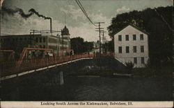 Looking South Across the Kishwaukee Postcard