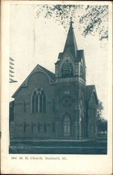 M.E. Church Bushnell, IL Postcard Postcard Postcard