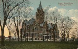 County Court House Muskegon, MI Postcard
