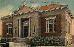 Public Library Postcard