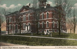 Lapeer High School Postcard