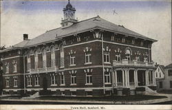 Town Hall Sanford, ME Postcard Postcard Postcard