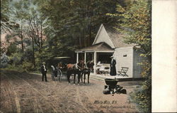 Road in Franconia Notch, White Mountains New Hampshire Postcard Postcard Postcard