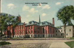 Androscoggin County Buildings Auburn, ME Postcard Postcard 