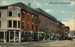 Maine Street Auburn, ME Postcard Postcard Postcard