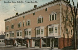 Greenlaw Block, Main St. Postcard