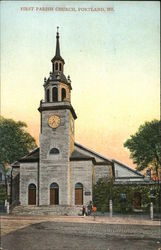 First Parish Church Portland, ME Postcard Postcard Postcard