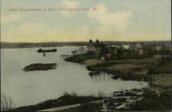 Hotel Champernorn & Shore View Postcard