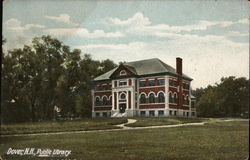 Public Library Postcard