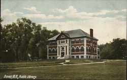 Public Library Building Postcard