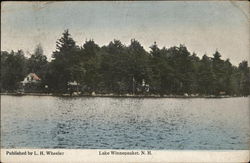 Looking Across Lake Winnepauket Webster, NH Postcard Postcard Postcard