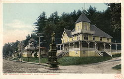 Encampment Headquarters at Weirs Postcard