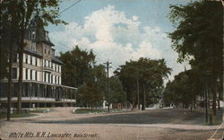 Main Street Lancaster, NH Postcard Postcard Postcard