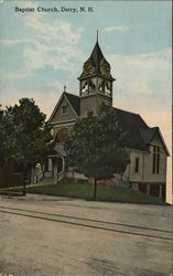 View of Baptist Church Derry, NH Postcard Postcard Postcard