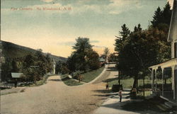 View of Five Corners North Woodstock, NH Postcard Postcard Postcard