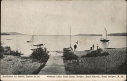 Ossipee Lake from CAmp Ossipee (Boys School) Postcard