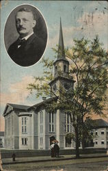 South Congregational Church Brockton, MA Postcard Postcard Postcard