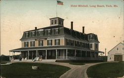 Hotel Mitchell, Long Beach York, ME Postcard Postcard Postcard