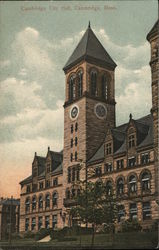 Cambridge City Hall Massachusetts Postcard Postcard Postcard