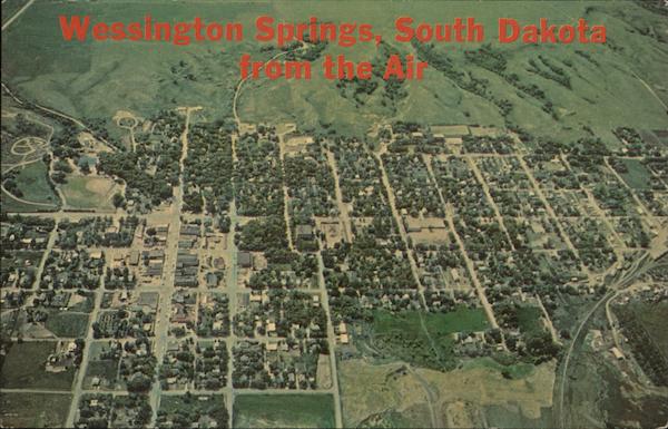The county seat of Jerauld County Wessington Springs South Dakota