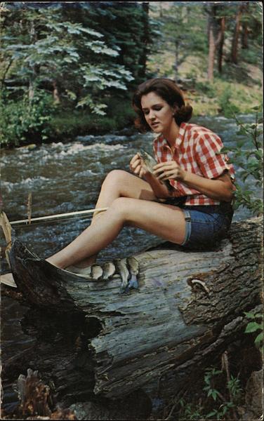 Fishing on White River White Mountains Arizona