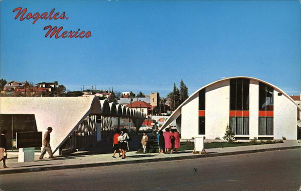 Immigration Office and Shops Nogales Mexico