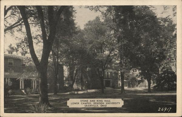 Denison University - Stone and King Hall, Lower Campus Granville Ohio