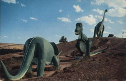 Dinosaur Park Rapid City, SD Postcard Postcard Postcard