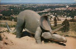 Triceratops Postcard