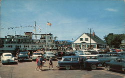 The M.V. Mount Washington at Dockside Wolfeboro, NH Postcard Postcard Postcard