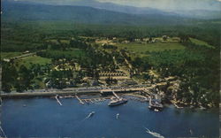 Air View - The Wiers Lake Winnipesaukee, NH Postcard Postcard Postcard