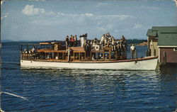 The "Uncle Sam" Mail Boat Lakeport, NH Postcard Postcard Postcard