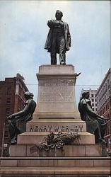 Henry Grady Monument Postcard