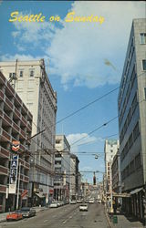 Seattle on Sunday Washington Postcard Postcard 