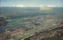 Aerial View of the Boeing Co. Seattle, WA Postcard Postcard Postcard