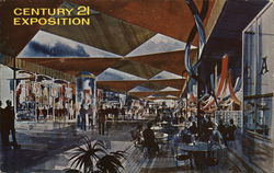 Century 21 Exposition 1962 Seattle World's Fair Postcard Postcard Postcard