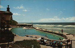 Pool and Beach at Christiansted St. Croix, VI U.S. Virgin Islands Caribbean Islands Postcard Postcard Postcard