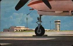 Airport and Terminal Postcard