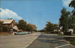 Street Through Quogue New York Milt Price Postcard Postcard Postcard