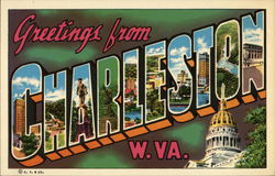 Greetings from Charleston Postcard
