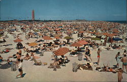 Looking East From West Bathhouse Jones Beach, NY Postcard Postcard Postcard