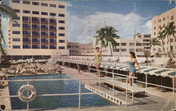 The Nautilus Hotel, on the Ocean at 18th Street Miami Beach, FL Postcard Postcard Postcard