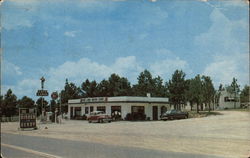 Fine Lawn Motor Court and Cafe Postcard