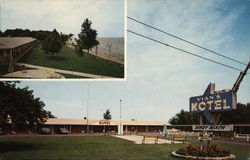 Vian's-on-the-Lake Motel Plaza Postcard