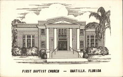 First Baptist Church Postcard