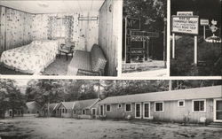 White Cloud Motel, M-28 at "Soo" Junction Postcard