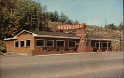 View of Wayside Restaurant Postcard